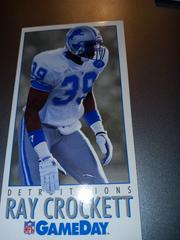 Ray Crockett Football Cards 1992 Fleer Gameday Prices