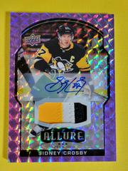 Sidney Crosby [Purple Diamond Autograph Patch] #70 Hockey Cards 2020 Upper Deck Allure Prices