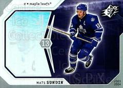 Mats Sundin #93 Hockey Cards 2003 SPx Prices