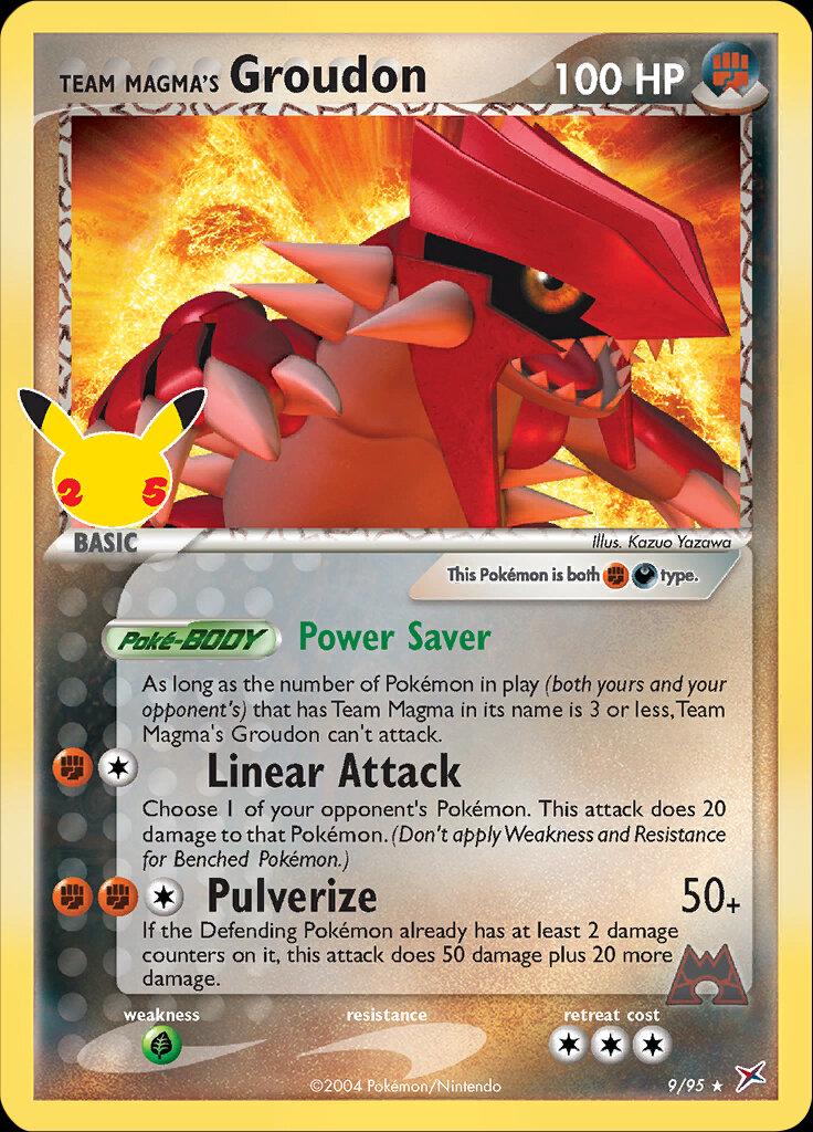 Team Magma's Groudon #9 Prices | Pokemon Celebrations | Pokemon Cards