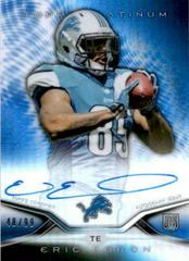 Eric Ebron [Blue Refractor] Football Cards 2014 Topps Platinum Rookie Autograph Prices