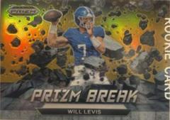 Will Levis [Gold] #PB-3 Football Cards 2023 Panini Prizm Draft Picks Break Prices
