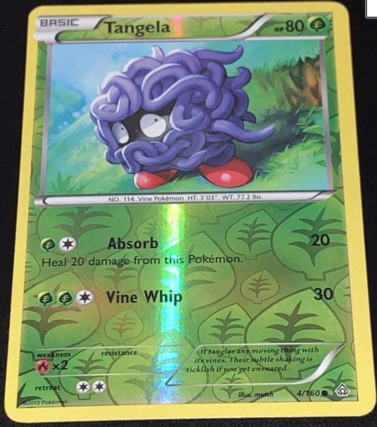 Tangela [Reverse Holo] #4 Pokemon Primal Clash