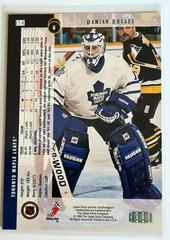 Backside | Damian Rhodes Hockey Cards 1994 Upper Deck