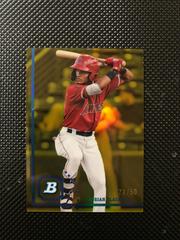 Adrian Placencia [Gold] #BHPC-88 Baseball Cards 2022 Bowman Heritage Chrome Prospects Prices