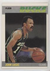 John Lucas #66 Basketball Cards 1987 Fleer Prices