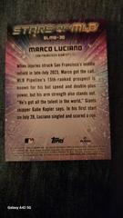 Back  | Marco Luciano Baseball Cards 2024 Topps Stars of MLB