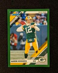 Aaron Rodgers [Green Press Proof] #98 Football Cards 2019 Donruss Prices