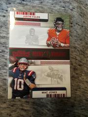 Justin Fields/Mac Jones [ruby] Football Cards 2021 Panini Contenders Round Numbers Dual Prices