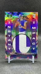 Kellen Mond [Green] Football Cards 2021 Panini Illusions Instant Impact Prices