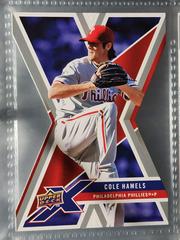 Cole Hamels [Die Cut] #74 Baseball Cards 2008 Upper Deck X Prices