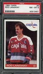 Rod Langway #8 Hockey Cards 1985 Topps Prices