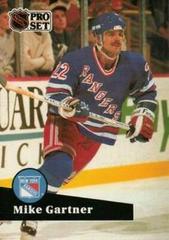 Mike Gartner Hockey Cards 1991 Pro Set Prices