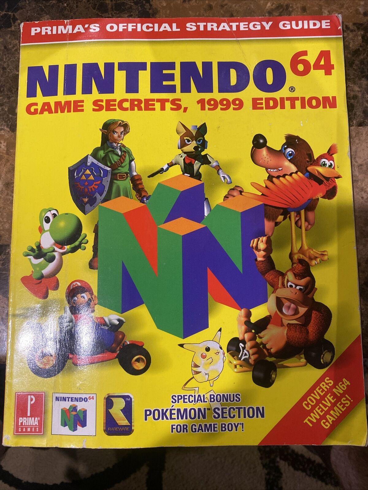 Nintendo 64 Game Secrets 1999 [Prima] Strategy Guide