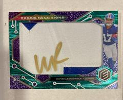Wan'Dale Robinson [Patch Prime] #RNS-WR Football Cards 2022 Panini Elements Rookie Neon Signs Autographs Prices