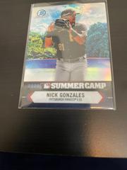 Nick Gonzales #SC-1 Baseball Cards 2021 Bowman Chrome 2020 Summer Camp Prices