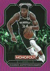 Giannis Antetokounmpo [Pink] #PS3 Basketball Cards 2022 Panini Prizm Monopoly All Stars Prices