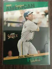 Paul Molitor #9 Baseball Cards 1993 Score Select Stat Leaders Prices