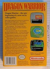Box Back | Dragon Warrior NES