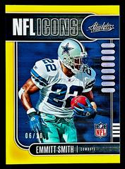 Emmitt Smith [Spectrum Gold] Football Cards 2019 Panini Absolute NFL Icons Prices