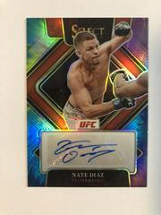 Nate Diaz [Tie Dye] Ufc Cards 2022 Panini Select UFC Signatures Prices