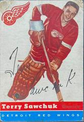 Terry Sawchuk #58 Hockey Cards 1954 Topps Prices