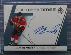 Sam Bennett #SOTT-SB Hockey Cards 2022 SP Authentic Sign of the Times Prices