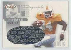 Travis Stephens [Silver] Football Cards 2002 Sage Autographs Prices