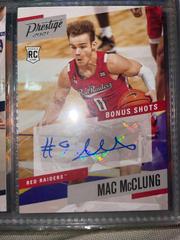 Mac McClung #PBMMC Basketball Cards 2021 Panini Chronicles Draft Picks Prestige Bonus Shots Signatures Prices