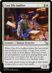 Case File Auditor [Foil] #7 Magic Murders at Karlov Manor Prices