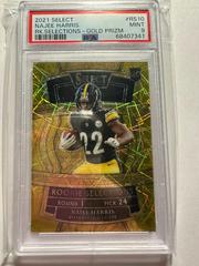 Najee Harris [Gold] Football Cards 2021 Panini Select Rookie Selections Prices