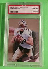 Drew Brees Football Cards 2012 Panini Certified Prices