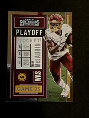 Terry McLaurin [Playoff] Football Cards 2020 Panini Contenders Prices