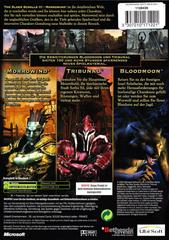 Backcover | Elder Scrolls III: Morrowind [Game of the Year Edition] PAL Xbox