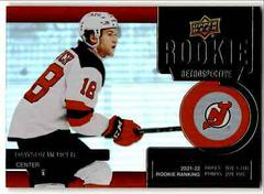 Dawson Mercer #RR-5 Hockey Cards 2022 Upper Deck Rookie Retrospective Prices