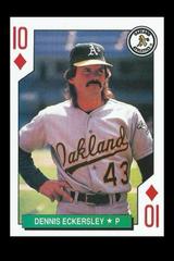 Dennis Eckersley [10 of Diamonds] Baseball Cards 1991 U.S. Playing Card All Stars Prices