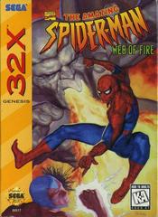 Spiderman Web Of Fire - Front | Spiderman Web of Fire Sega 32X