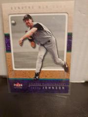 Randy Johnson #82 Baseball Cards 2003 Fleer Genuine Prices