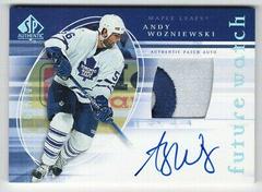Andy Wozniewski [Autograph] #189 Hockey Cards 2005 SP Authentic Prices