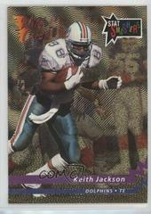 Keith Jackson [Gold] Football Cards 1993 Wild Card Stat Smashers Prices