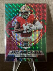 Deebo Samuel [Green] #EP-DS Football Cards 2023 Panini Mosaic Epic Performers Prices