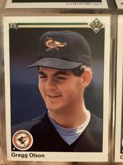 Gregg Olson Baseball Cards 1990 Upper Deck Prices