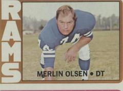Merlin Olsen #181 Football Cards 1972 Topps Prices