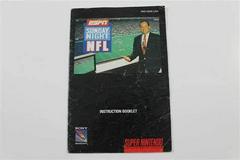 ESPN Sunday Night NFL - Manual | ESPN Sunday Night NFL Super Nintendo