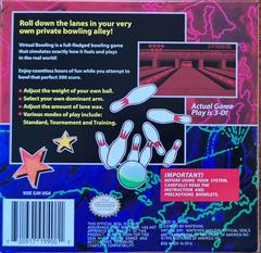 Back Cover Art | Virtual Bowling [Homebrew] Virtual Boy