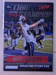 Mark Andrews #TS-MA Football Cards 2021 Panini Prestige Time Stamped Prices
