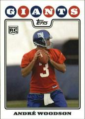 Andre Woodson #333 Football Cards 2008 Topps Prices