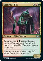 Security Rhox [Foil] Magic Streets of New Capenna Prices