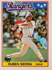 Ruben Sierra #71 Baseball Cards 1988 Topps U.K. Mini Prices
