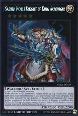 Sacred Noble Knight of King Artorigus NKRT-EN038 YuGiOh Noble Knights of the Round Table Prices